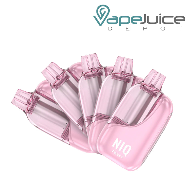 NIQ Pearl 50K 5 Pack Bundle Straw Smoothie - Vape Juice Depot