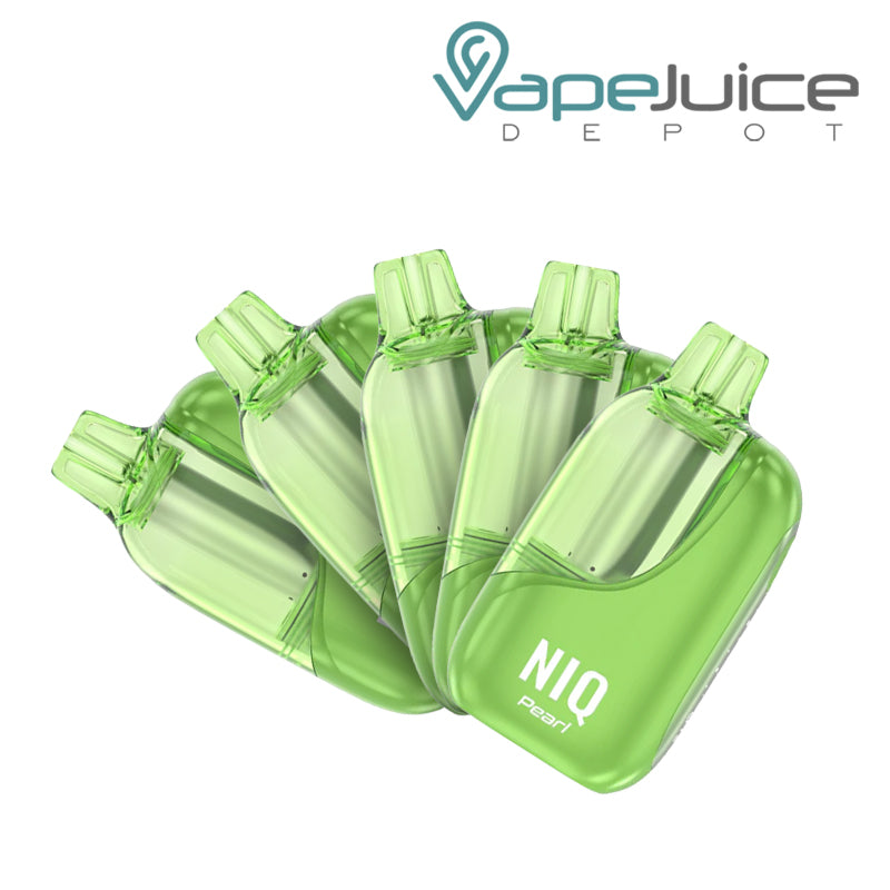 NIQ Pearl 50K 5 Pack Bundle Strawberry Kiwi Blast - Vape Juice Depot