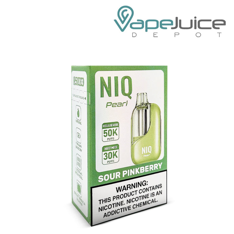 Sour PinkBerry NIQ Pearl 50K Disposable - Vape Juice Depot