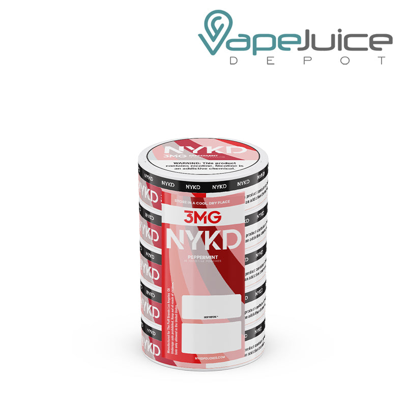 Five Pack of NYKD Peppermint Nicotine Pouches - Vape Juice Depot