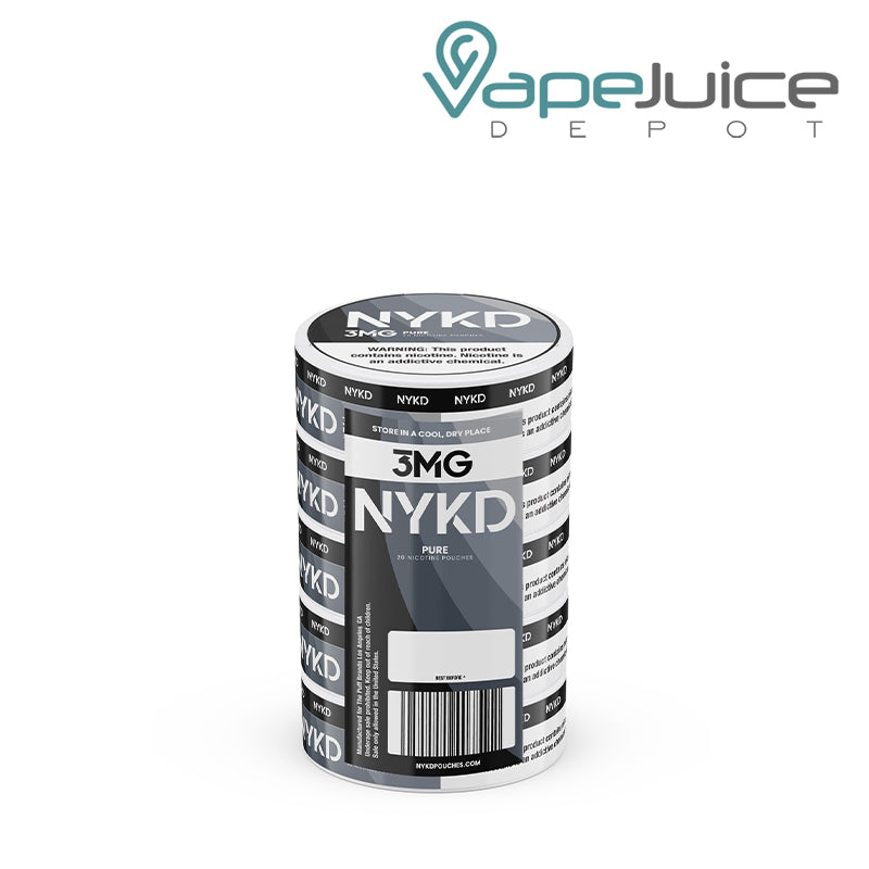 Five Pack of NYKD Pure Nicotine Pouches - Vape Juice Depot