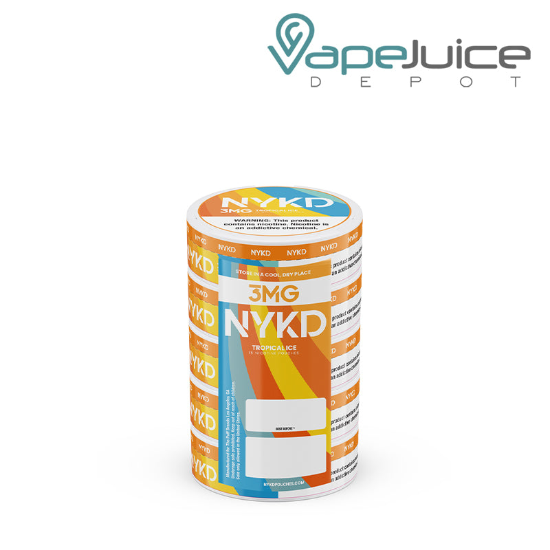 One Pack of NYKD Tropical Ice Nicotine Pouches - Vape Juice Depot