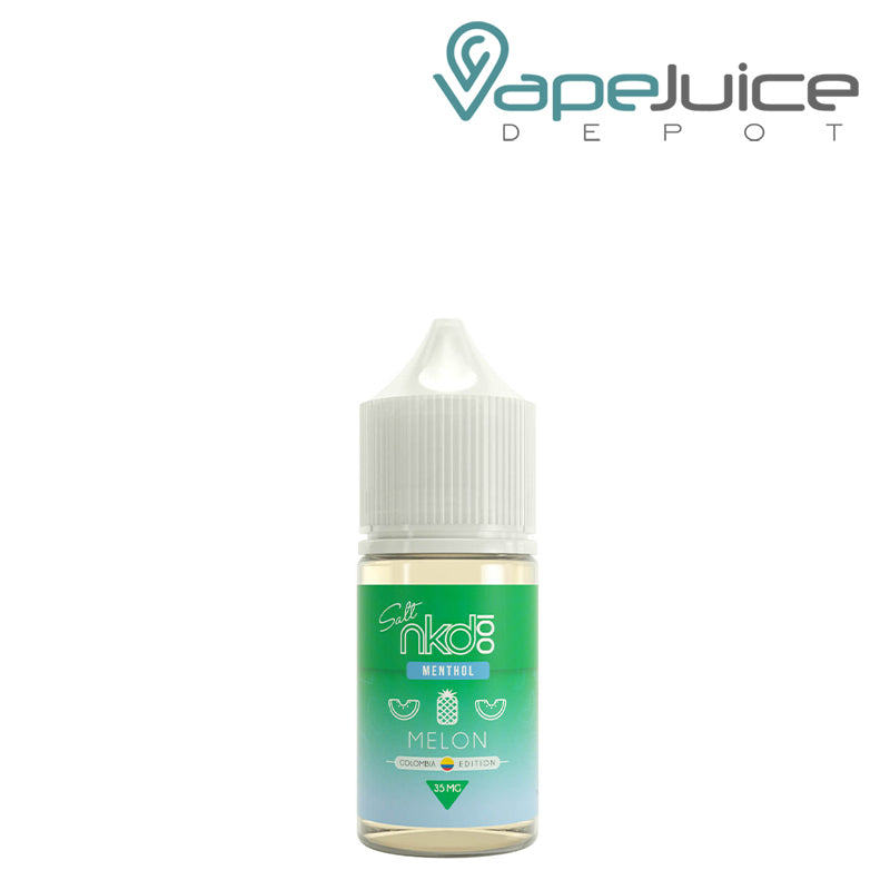 A 30ml Bottle of Sweet Melon Ice Salt Naked 100 Colombia Edition - Vape Juice Depot