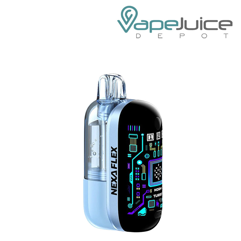 Pink and Blue NEXA Flex Flavor Booster 40K Disposable Kit with 3D screen - Vape Juice Depot
