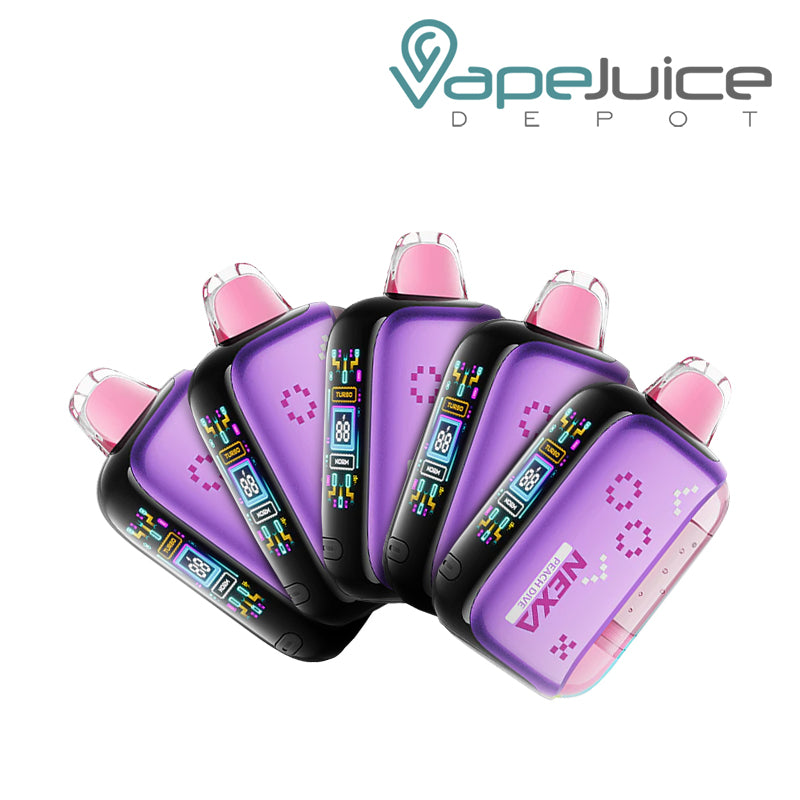 Nexa Pix 35k visible 5 pack bundle Peach Dive - Vape Juice Depot