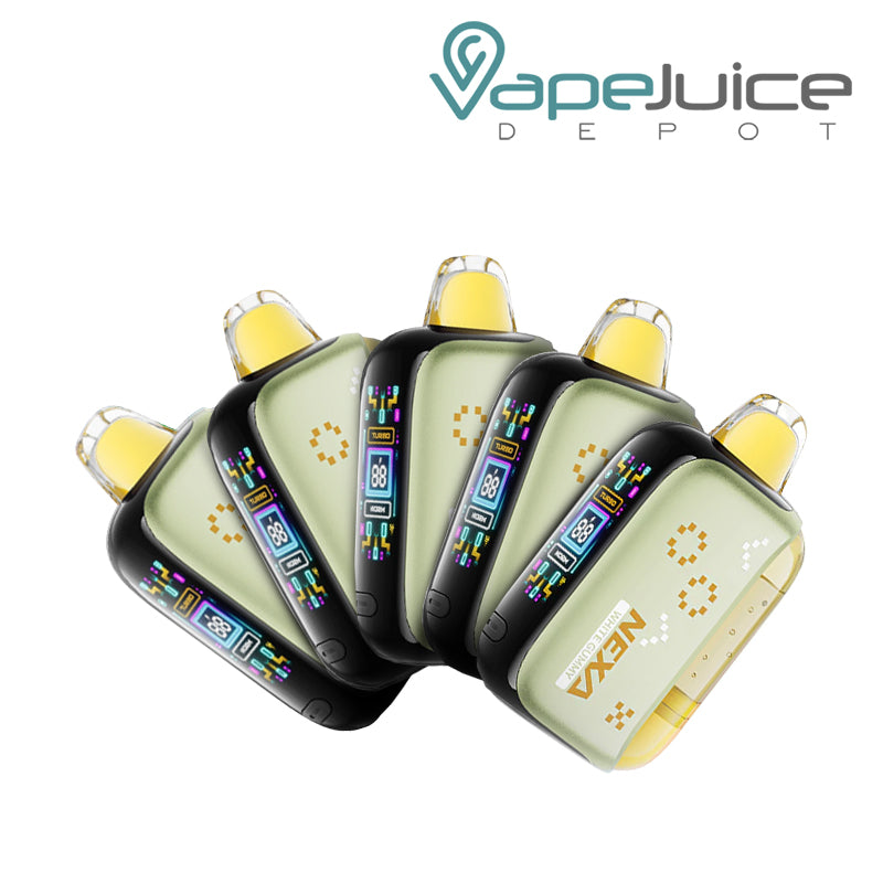 Nexa Pix 35k visible 5 pack bundle White Gummy - Vape Juice Depot