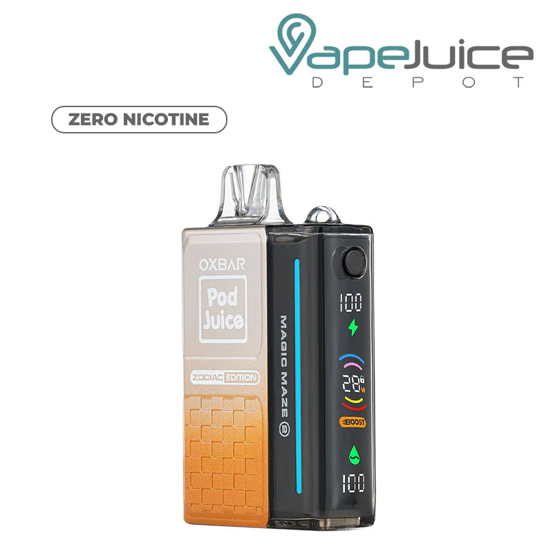 Jewel Tobacco OXBAR Magic Maze 2.0 Zero Nicotine Pod Juice 30K Disposable with Firing Button and Smart LED Screen - Vape Juice Depot