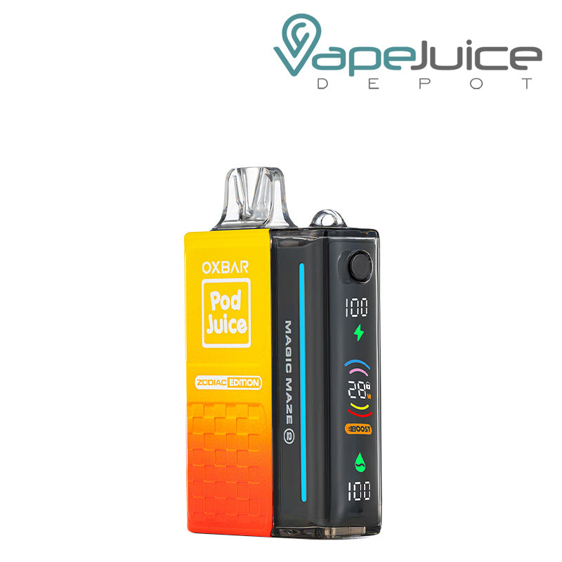 Fruity Pebz OXBAR Magic Maze 2.0 Zero Nicotine Pod Juice 30K Disposable with Firing Button and Smart LED Screen - Vape Juice Depot