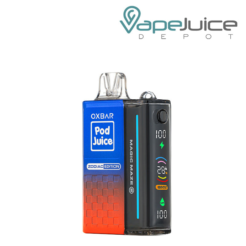 Rocket Pop OXBAR Magic Maze 2.0 Zero Nicotine Pod Juice 30K Disposable with Firing Button and Smart LED Screen - Vape Juice Depot