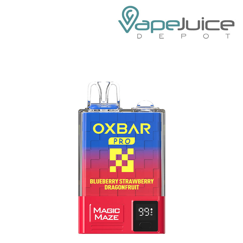 Blueberry Strawberry Dragonfruit OXBAR Magic Maze Pro 10000 Disposable with Led Display Screen - Vape Juice Depot 