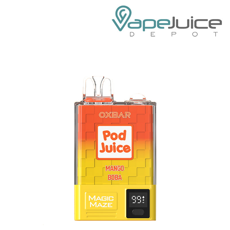 Mango Boba OXBAR Magic Maze Pro 10000 Disposable with Led Display Screen - Vape Juice Depot