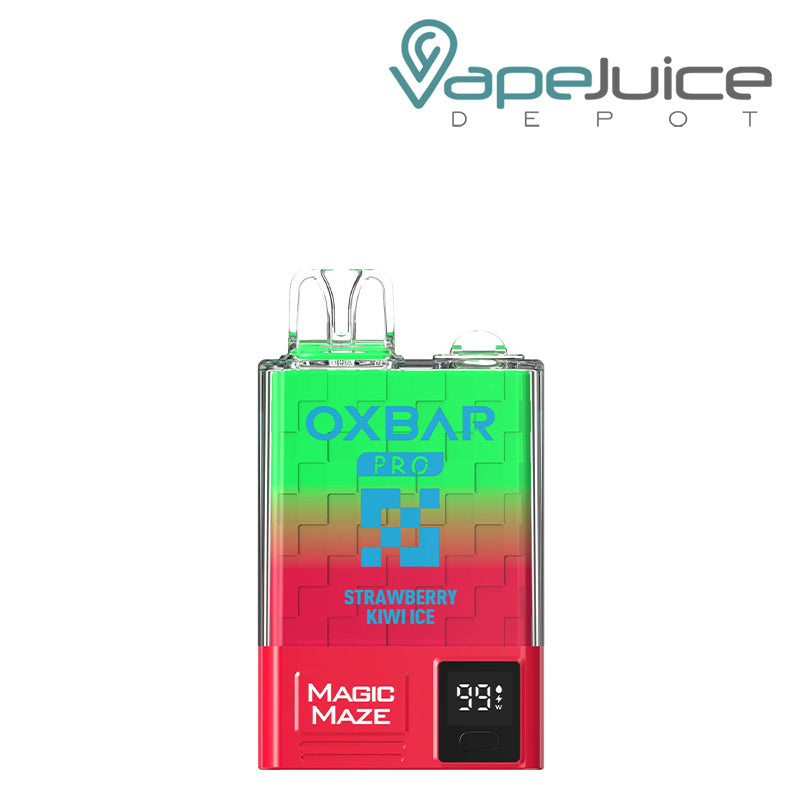 Strawberry Kiwi Ice OXBAR Magic Maze Pro 10000 Disposable with Led Display Screen - Vape Juice Depot