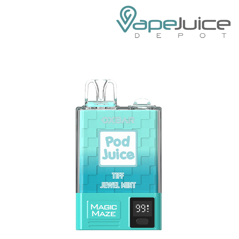 Tiff Jewel Mint OXBAR Magic Maze Pro 10000 Disposable with Led Display Screen - Vape Juice Depot