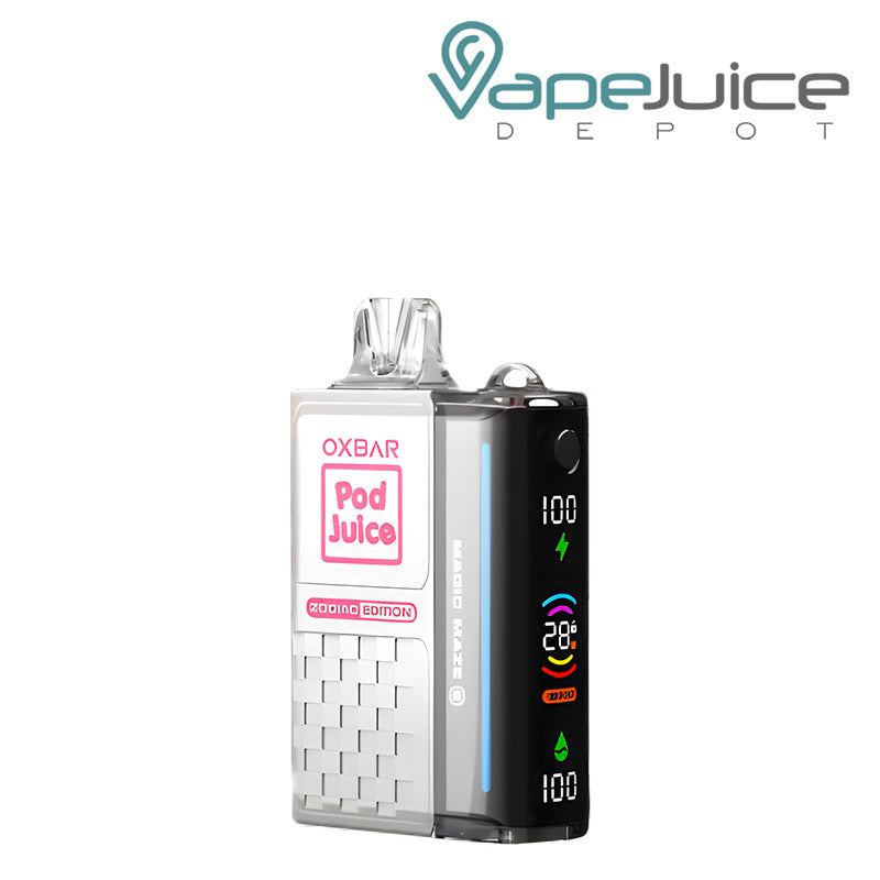 Clear Pink OXBAR x Pod Juice Magic Maze 2.0 30K Disposable with Display Screen - Vape Juice Depot