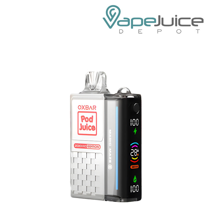 Clear Red OXBAR x Pod Juice Magic Maze 2.0 30K Disposable with Display Screen - Vape Juice Depot