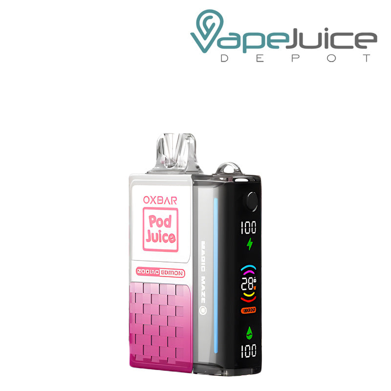 Strawberry Lolly OXBAR x Pod Juice Magic Maze 2.0 30K Disposable with Display Screen - Vape Juice Depot