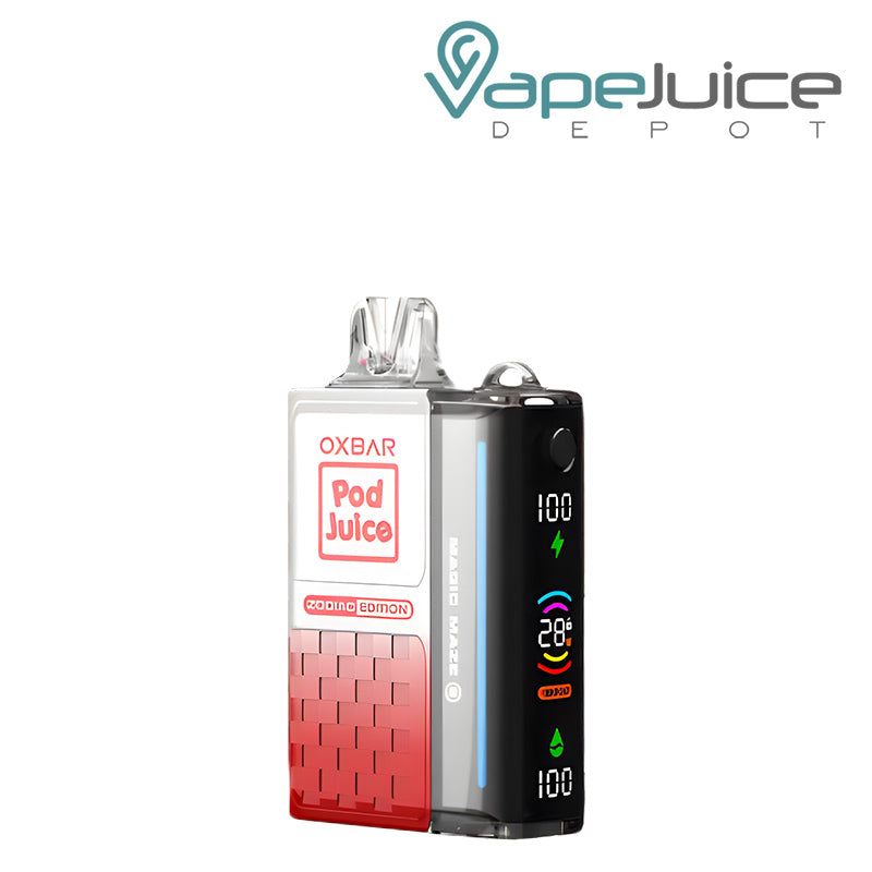 Strawberry Watermelon Dragonfruit OXBAR x Pod Juice Magic Maze 2.0 30K Disposable with Display Screen - Vape Juice Depot