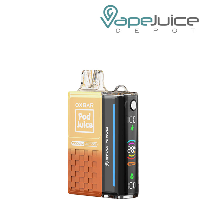 Caramel Latte Frappe OXBAR x Pod Juice Magic Maze 2.0 30K Disposable with Display Screen - Vape Juice Depot