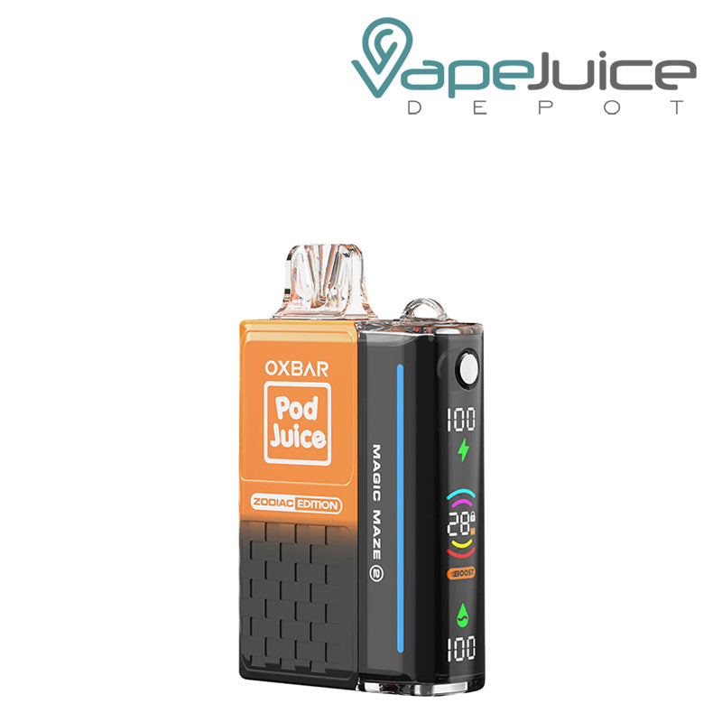 Juicy Mango Burst OXBAR x Pod Juice Magic Maze 2.0 30K Disposable with Display Screen - Vape Juice Depot