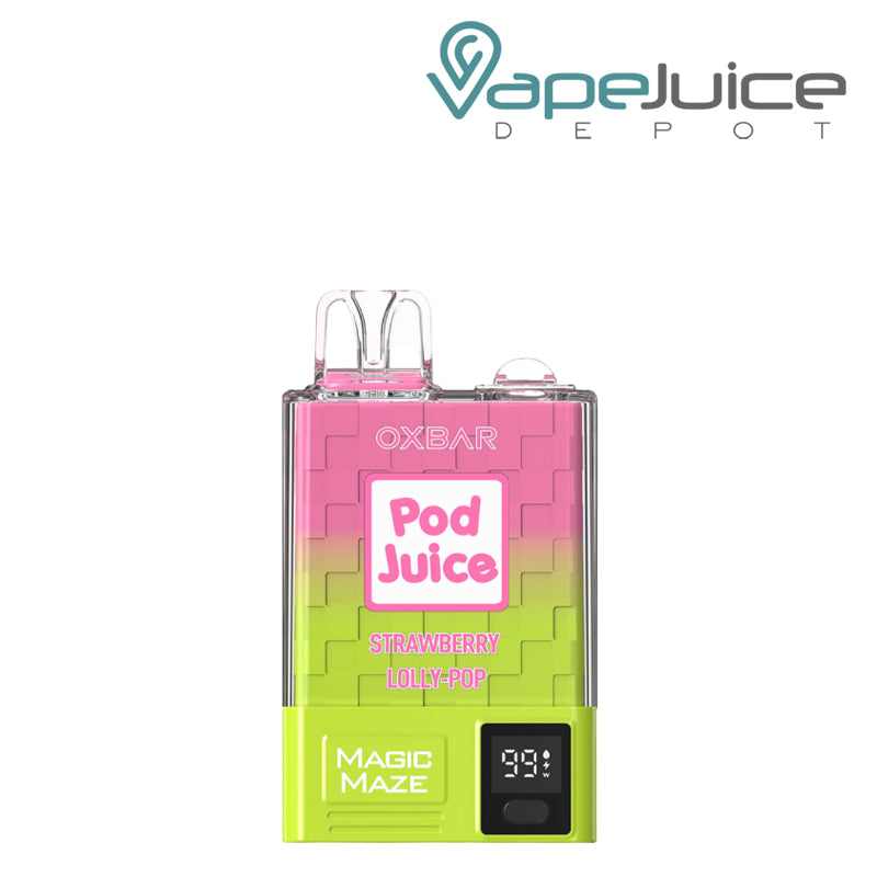 Strawberry Lolly-Pop OXBAR Magic Maze Pro 10000 Disposable with Led Display Screen - Vape Juice Depot
