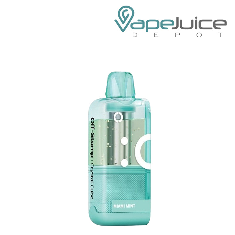 Miami Mint Off Stamp X Cube Crystal 35000 Disposable Pod - Vape Juice Depot