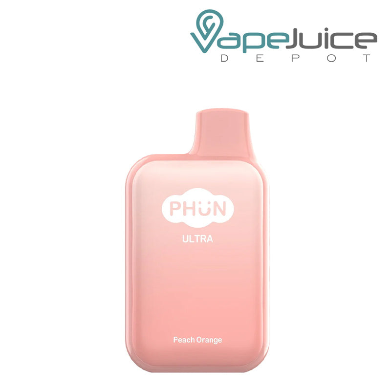 Peach Orange Phun Ultra 6000 Disposable next to each other - Vape Juice Depot