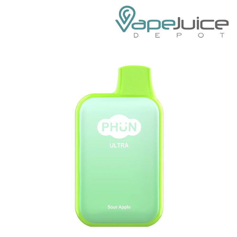 Sour Apple Phun Ultra 6000 Disposable next to each other - Vape Juice Depot