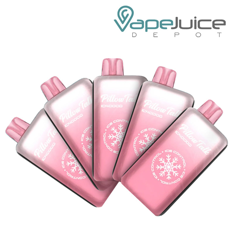 Pillow Talk IC40000 5 Pack Bundle Frozen Strawberry - Vape Juice Depot