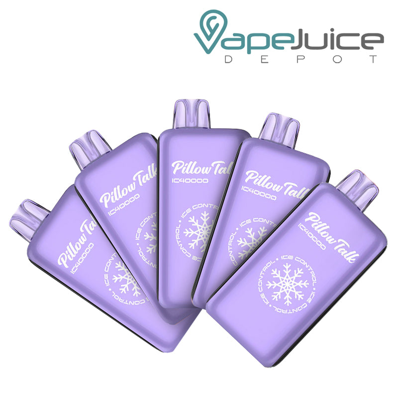 Pillow Talk IC40000 5 Pack Bundle Grape B pop - Vape Juice Depot