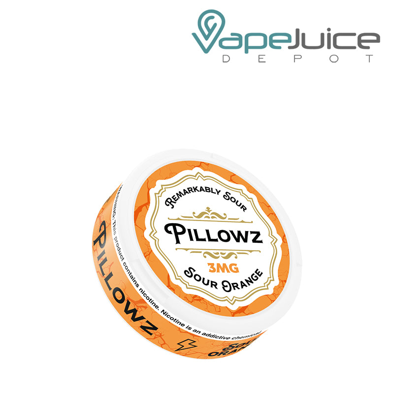 Side of Pillowz TFN Pouches Sour Orange - Vape Juice Depot