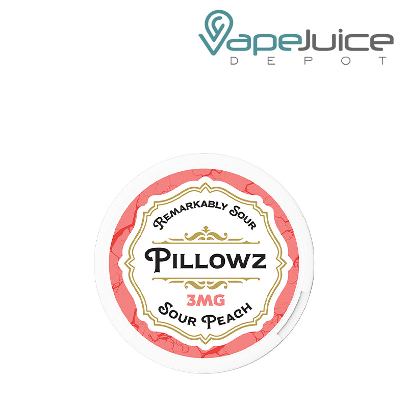 3mg Pillowz Pouches Sour Peach - Vape Juice Depot