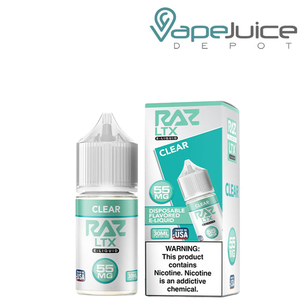Clear Pod Juice x RAZ LTX Salt 30ml $10.98