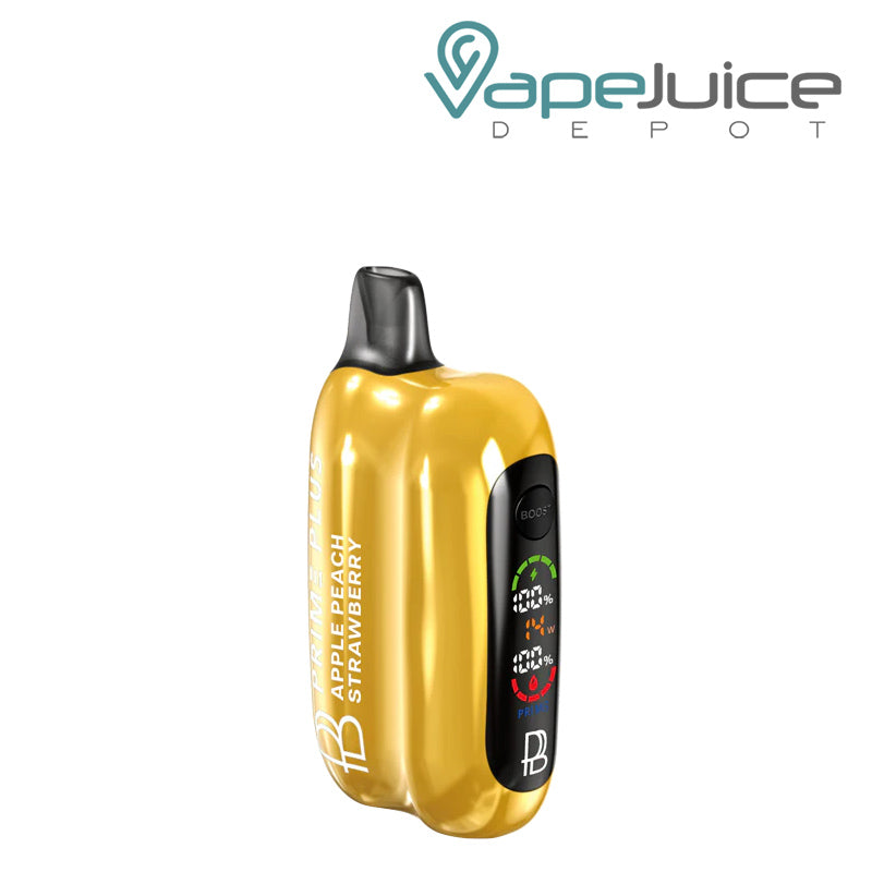 Apple Peach Strawberry Prime Plus 26000 Disposable with display screen and firing button - Vape Juice Depot