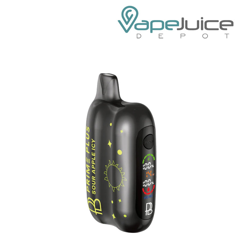 Sour Apple Icy Prime Plus 26000 Disposable with display screen and firing button - Vape Juice Depot