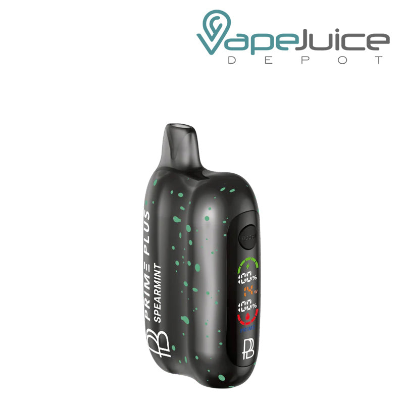 Spearmint Prime Plus 26000 Disposable with display screen and firing button - Vape Juice Depot