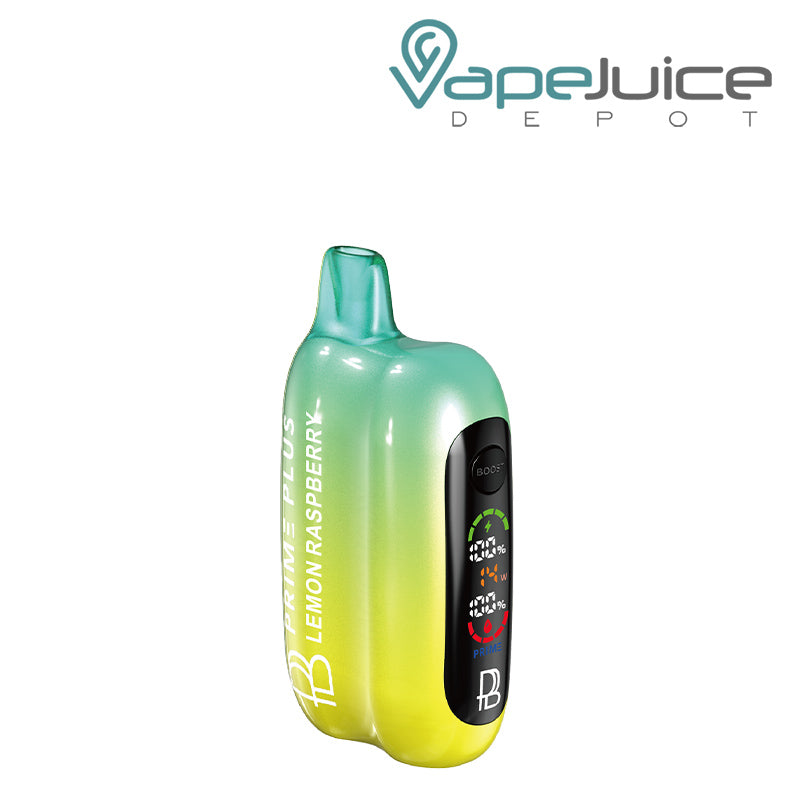 Lemon Raspberry Prime Plus 26000 Disposable with display screen and firing button - Vape Juice Depot