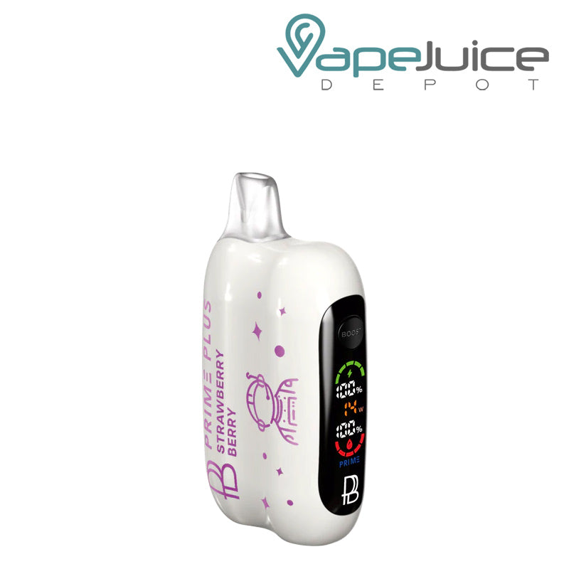 Strawberry Berry Prime Plus 26000 Disposable with display screen and firing button - Vape Juice Depot