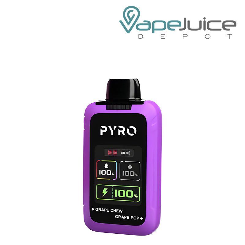 Grape Chew & Grape Pop Pyro Duo 30K Disposable with HD Screen - Vape Juice Depot