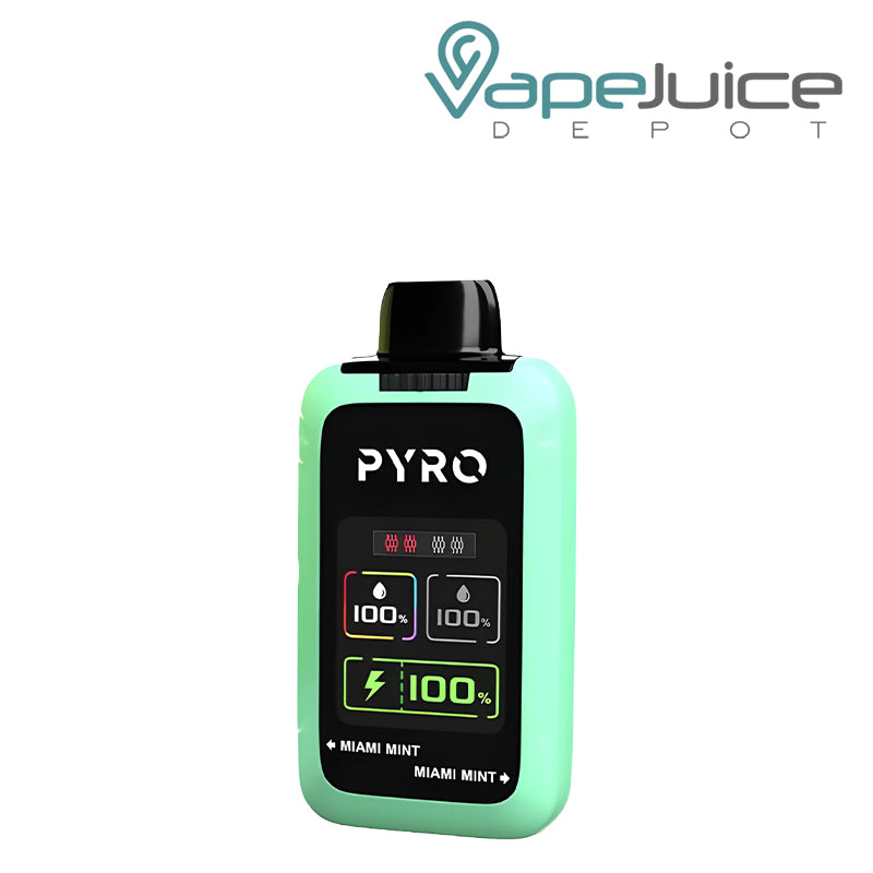 Miami Mint & Miami Mint Pyro Duo 30K Disposable with HD Screen - Vape Juice Depot