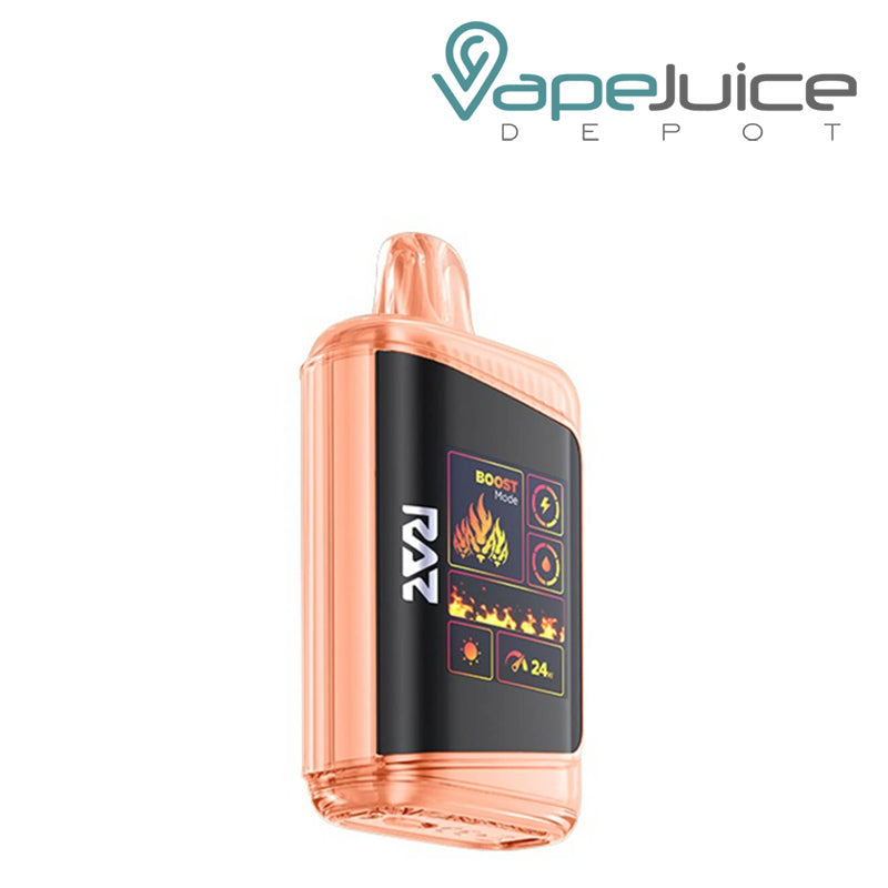 Georgia Peach RAZ DC25000 Disposable Vape with a HD display screen - Vape Juice Depot