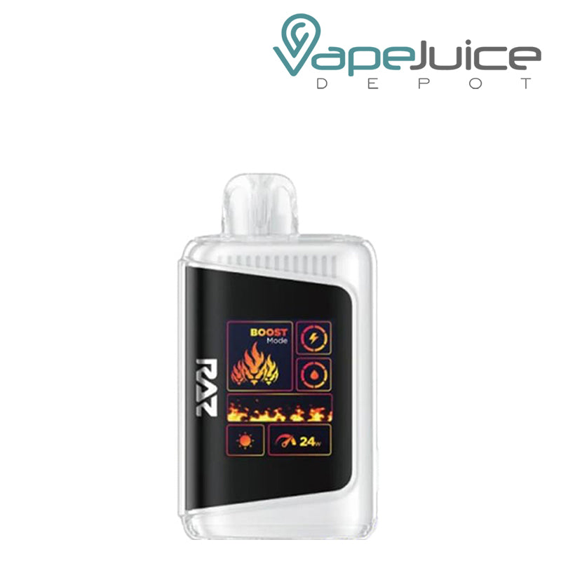 Clear Sapphire RAZ DC25000 Disposable Vape with a HD display screen - Vape Juice Depot