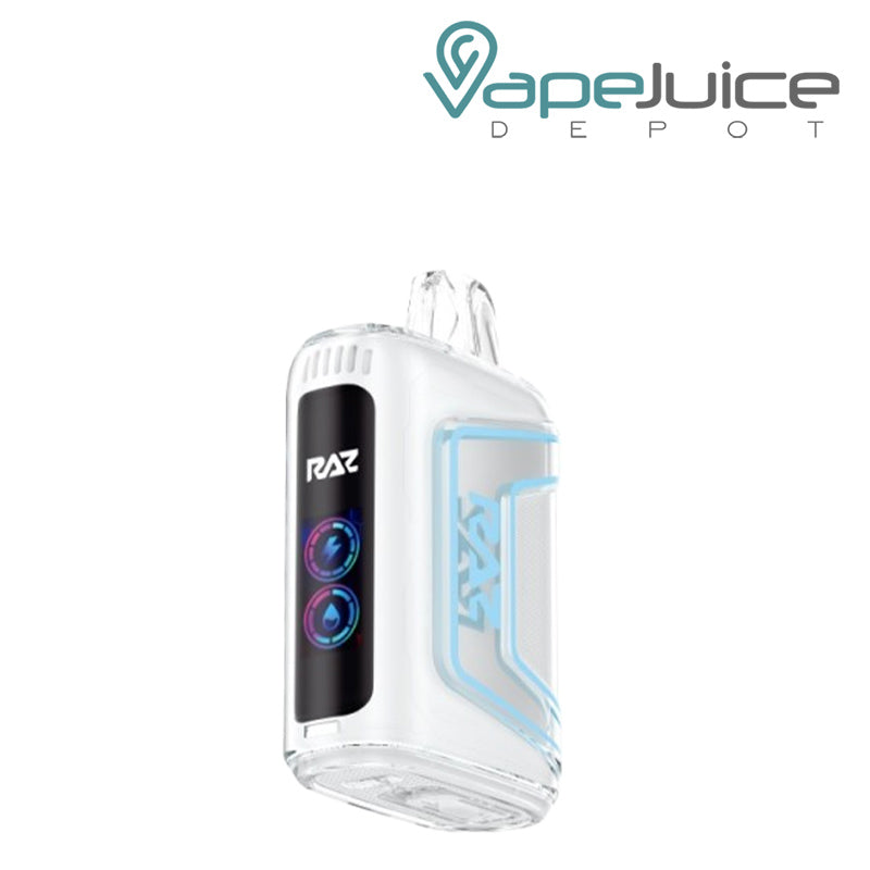 Clear Geek Vape RAZ TN9000 Disposable  and a 0.96″ HD Display Screen with eLiquid/ Battery Indicators - Vape Juice Depot