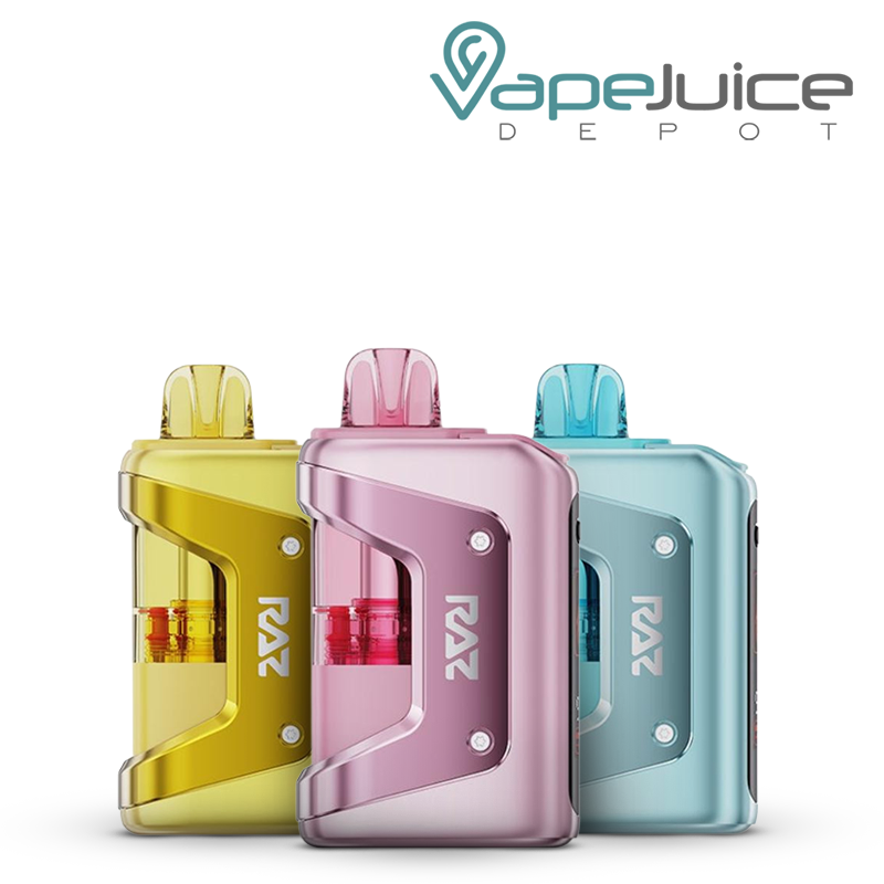 Three Flavors of RAZ Vue 50K Disposable Kit - Vape Juice depot