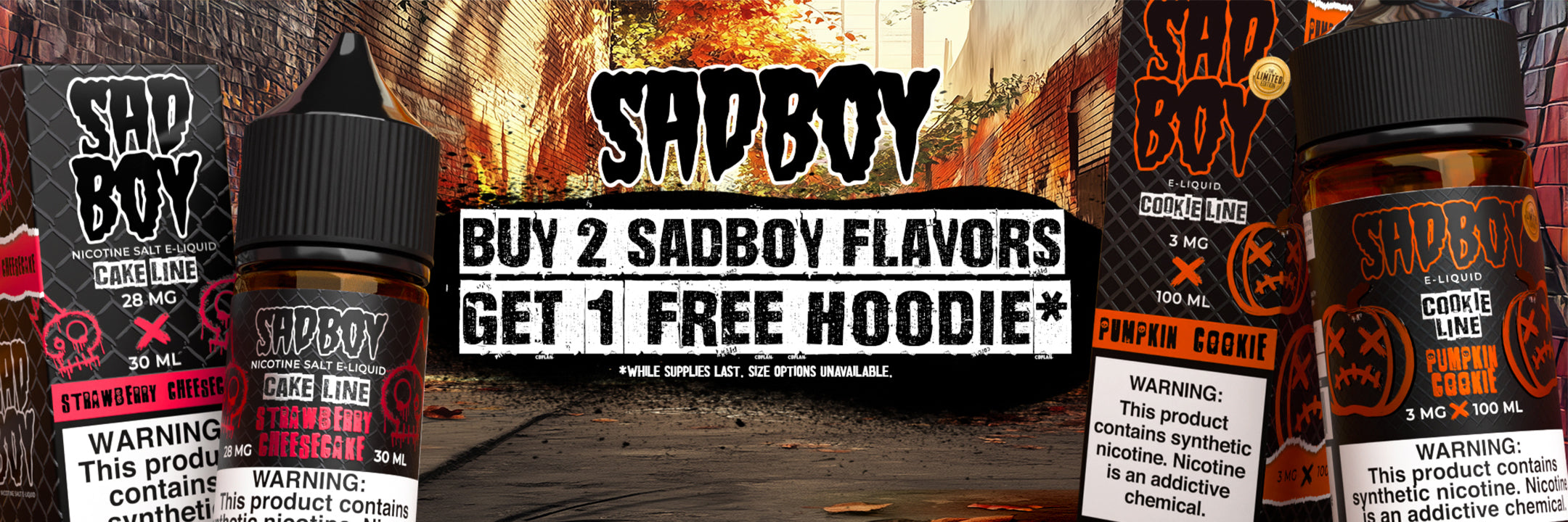 Sad Boy Promotional Banner