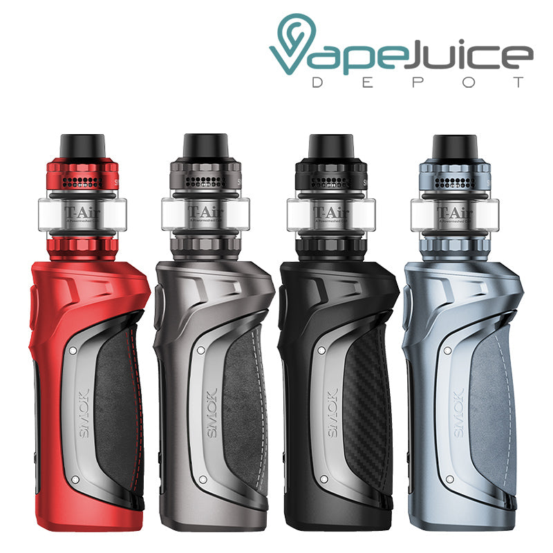 Four colors of SMOK MAG Solo Vape Kit - Vape Juice Depot