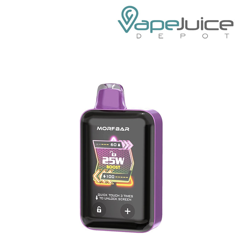 Charm Grape Pop SMOK Morf Bar Touch 20K Disposable with a HD Touch Screen - Vape Juice Depot