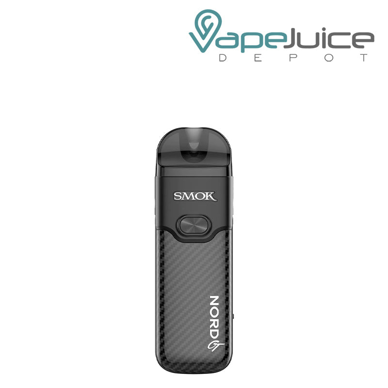 Black Carbon Fiber SMOK Nord GT Pod Kit with firing button - Vape Juice Depot