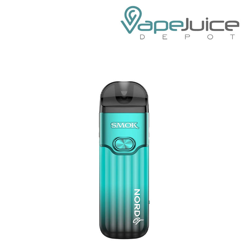 Cyan Black SMOK Nord GT Pod Kit with firing button - Vape Juice Depot