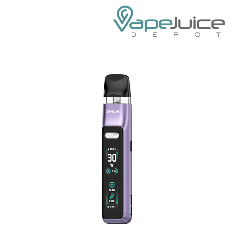 Purple SMOK Novo GT Kit with firing button and display screen - Vape Juice Depot