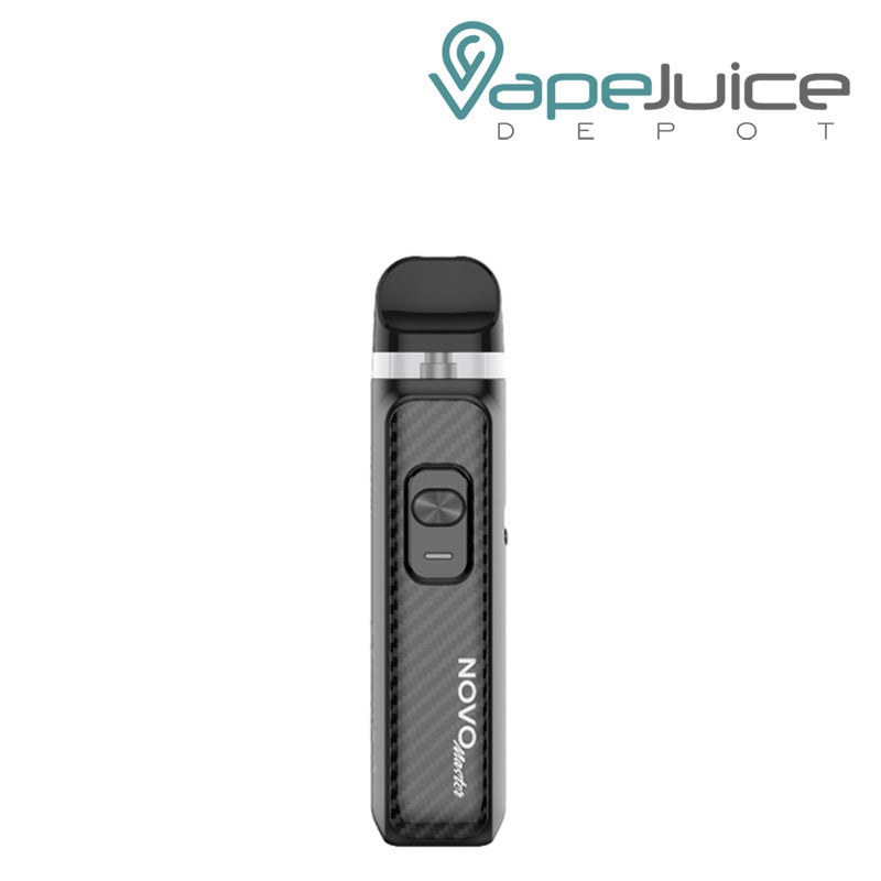 Black Carbon Fiber SMOK Novo Master Kit with firing button - Vape Juice Depot